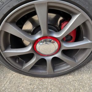 nettoyage d'une jante de fiat 500 à Rouen