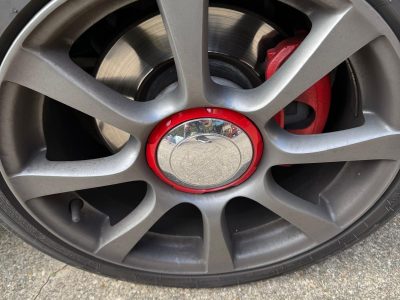nettoyage d'une jante de fiat 500 à Rouen